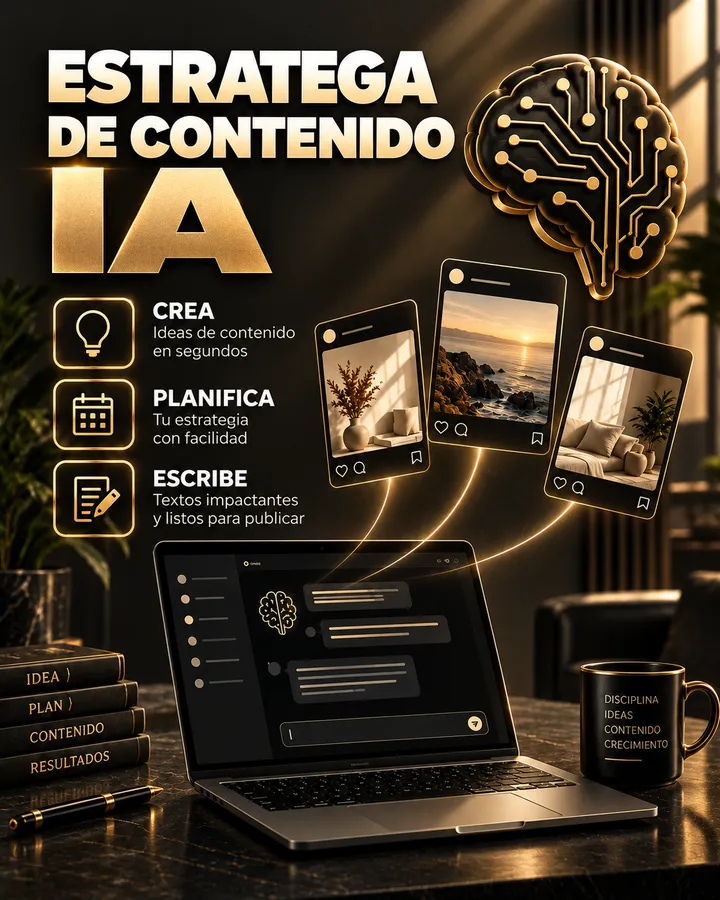 Portada: Estratega de Contenido IA