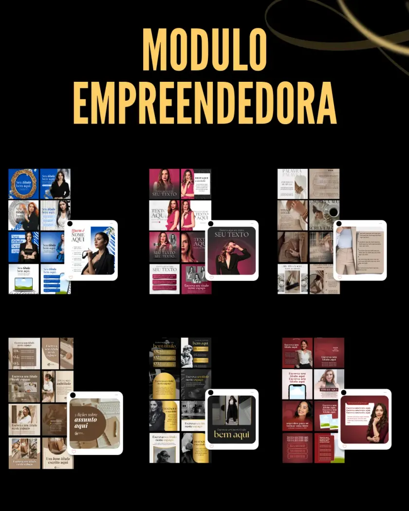 Portada del módulo Emprendedora